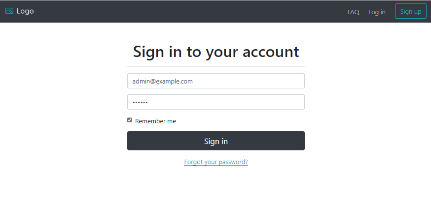 login
